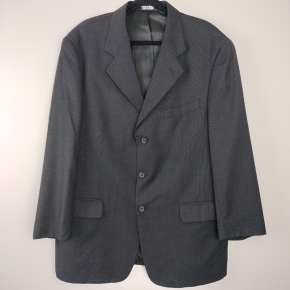 Roberto Villini Made in Italy Super 120's 100% Wool 3-Button Blazer/Suit Jacket - Picture 7 of 8